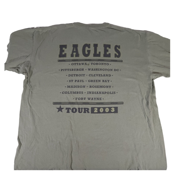 Eagles Farewell Tour 2003 Gray T-Shirt Vintage - Picture 2 of 4